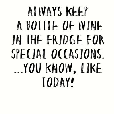 A5 Card - WINE / Poster