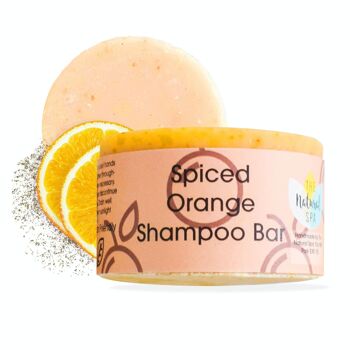 Barre de shampooing à l'orange épicée 1