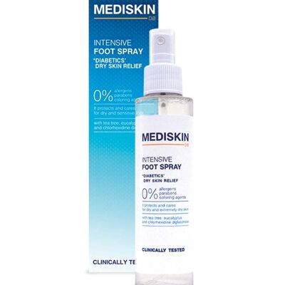 Spray intensif pour les pieds et le corps - Antibactérien/fongique/démangeaisons/irritation cutanée/sueur