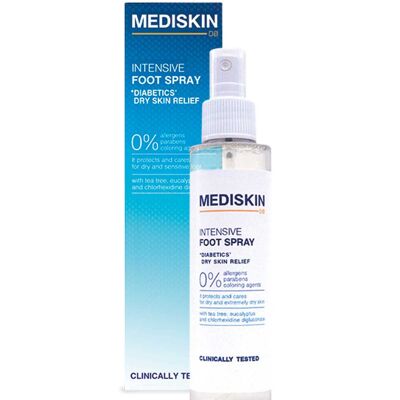 Spray intensivo para pies y cuerpo: antibacteriano/fúngico/picazón/irritación de la piel/sudor