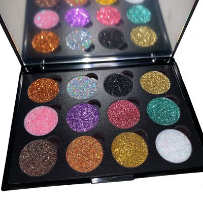The Girl About Town Handmade Glitter Palette
