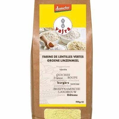 FARINE LENTILLES VERTES demeter (500 gr)