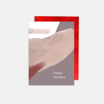 HAPPY HOLIDAYS PAINT - Christmas card