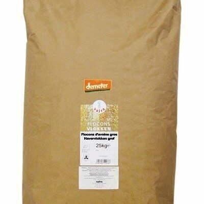 FLOCONS D'AVOINE GROS demeter (25 kg)