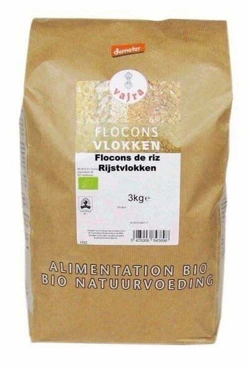 FLOCONS DE RIZ demeter (3 kg)