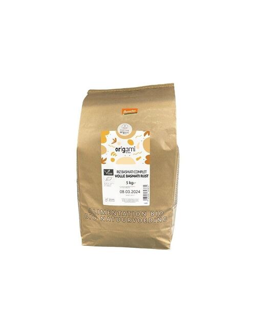 RIZ BASMATI COMPLET demeter (5 kg)