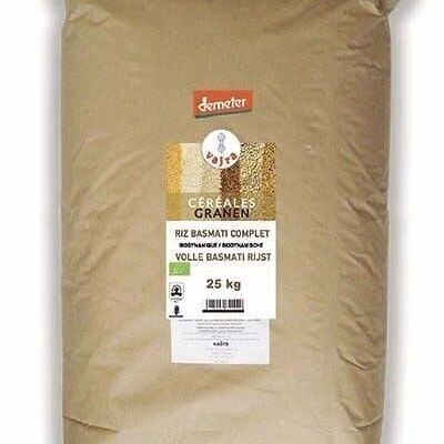 RIZ BASMATI COMPLET demeter (25 kg)