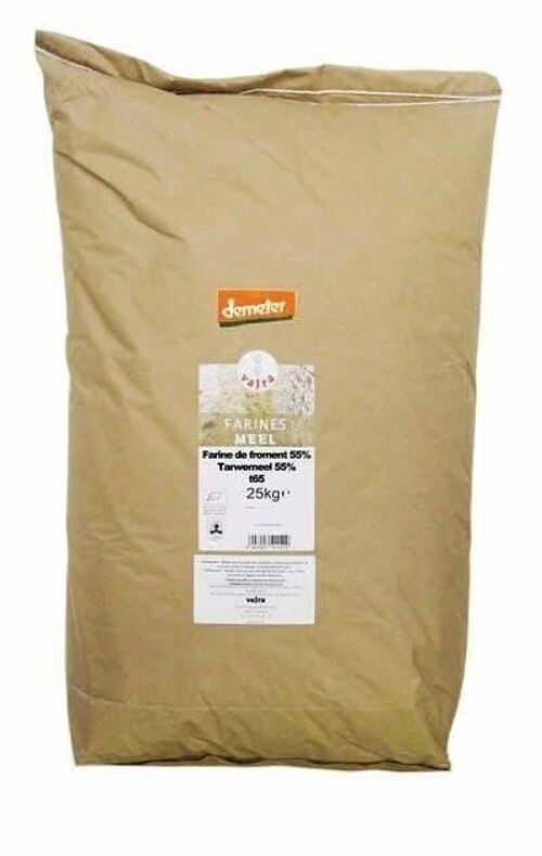 FARINE DE FROMENT 55% demeter (25 kg)