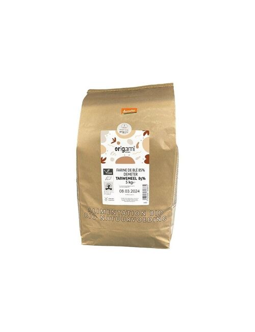 FARINE DE FROMENT 85% demeter (5 kg)