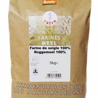 FARINE DE SEIGLE 100% demeter (5 kg)