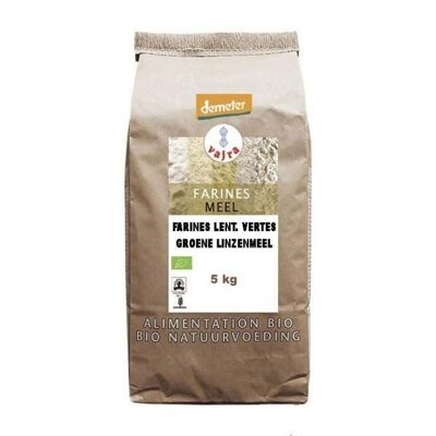 FARINA DI LENTICCHIE VERDI demeter (5 kg)