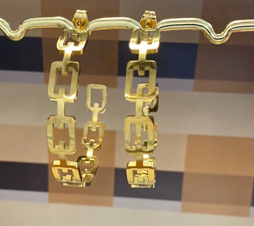 Earrings Hermes style