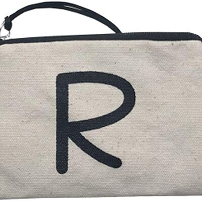 Bolso Monedero / Billetero / Tarjetero, 100% Algodón, modelo "R" 5