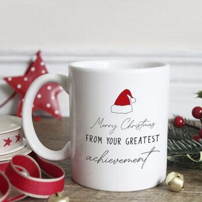 Merry Christmas From Your Greatest Achievement Mug