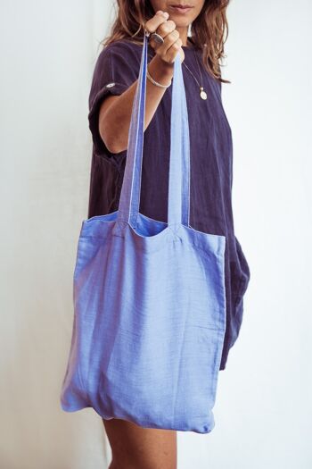 Sac cabas NEPHTYS - Bleu ciel 1