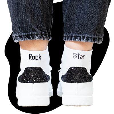 Calcetines de estrella de rock