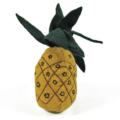 Fruit en laine feutrée - Ananas - PAPOOSE TOYS