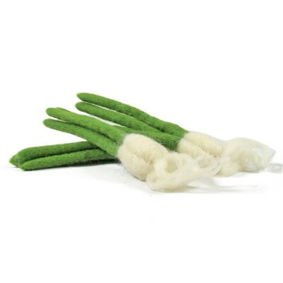 Mini légumes en laine feutrée - 3 ails - PAPOOSE TOYS