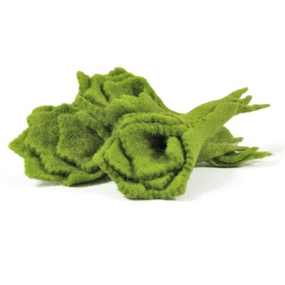 Mini légumes en laine feutrée - 3 salades - PAPOOSE TOYS