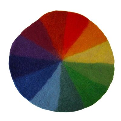 Tapis en laine feutrée Rainbow - 50 cm - PAPOOSE TOYS