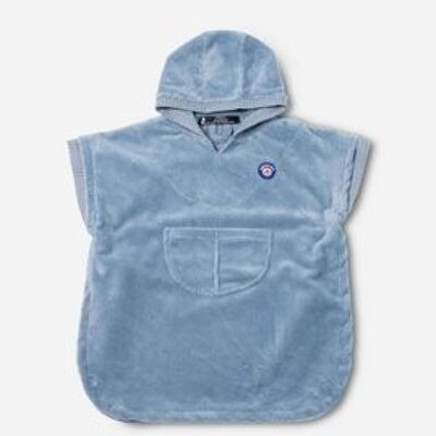 Azul Oceano - Bamboe Baby Strandponcho - Klein