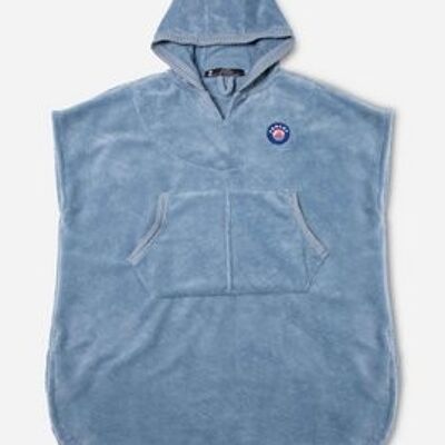 Azul Oceano - Bamboe Kinder Strandponcho - Middel