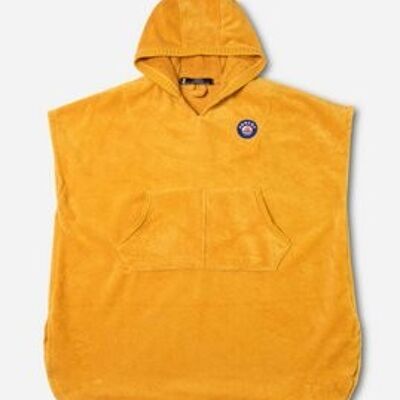 Amarelo Ouro - Bambus Kinder Strandponcho - Middel