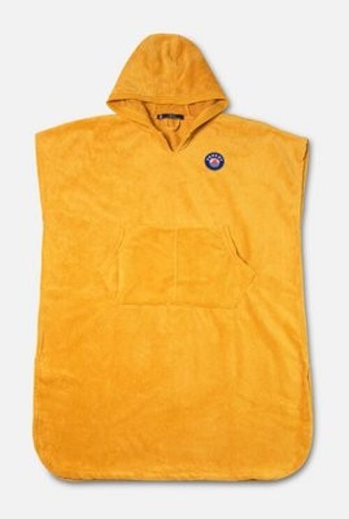 Amarelo Ouro - Bamboe Kinder Strandponcho - Groot