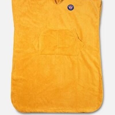 Amarelo Ouro - Bamboe Kinder Strandponcho - Groot