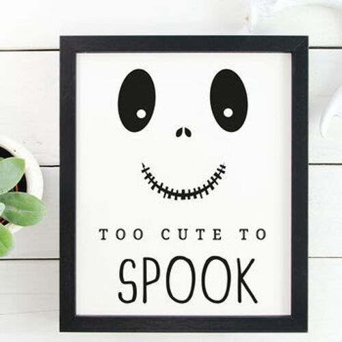 Too Cute Too Spook Framed Print