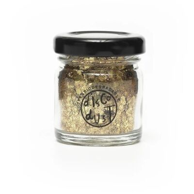 Gold Extra Chunky Bio Glitter Mix 18g Glass Jar