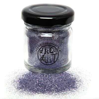 Violet Fine Bio Glitter 20g Glass Jar