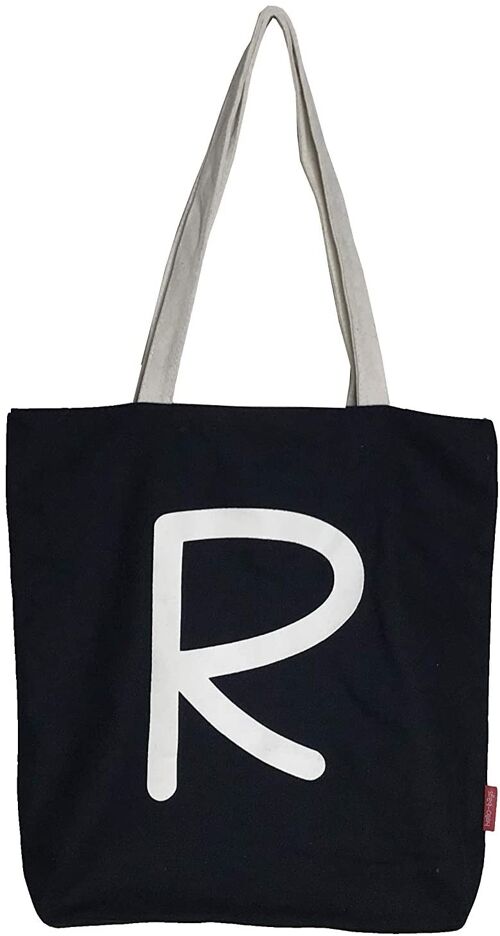 Bolso Tote, 100% Algodón, modelo "R"