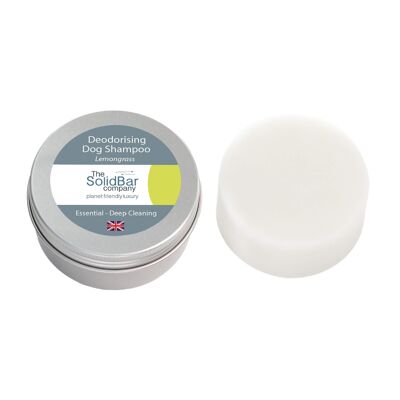 Shampoing solide pour chien à la citronnelle (anti-puces) - pH équilibré, désodorisant - (avec boîte)