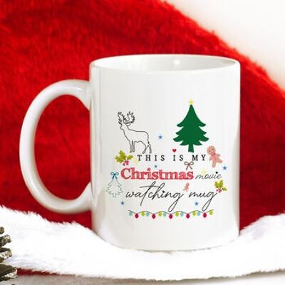 Taza Viendo películas navideñas