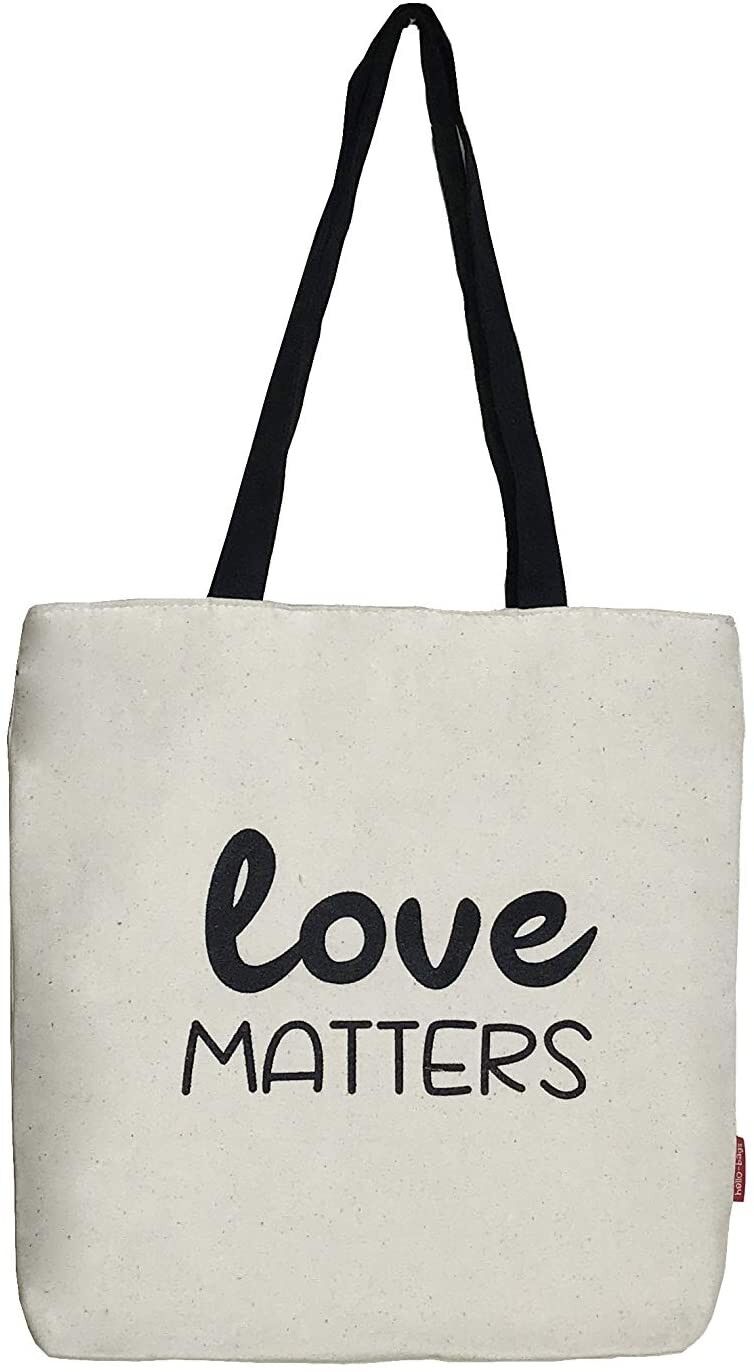 Borsa tote, 100% Cotone, modello "LOVE MATTERS"