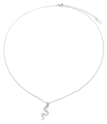 N010-004S Collier Acier Inoxydable 2cm Serpent 2