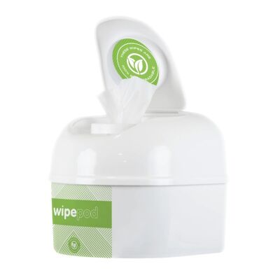 Wipepod Wipes Dispenser Including 600 Sheet Wipes