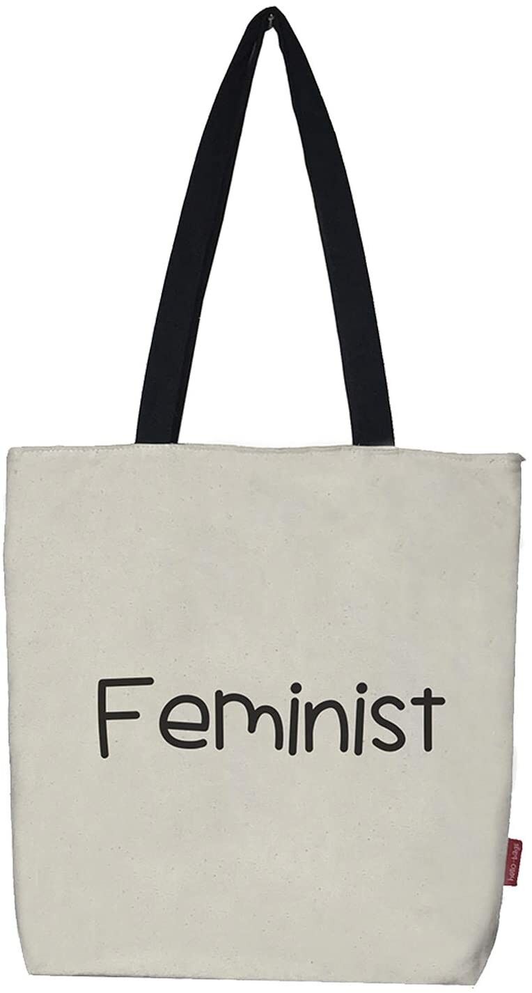 Borsa tote, 100% Cotone, modello "FEMINIST"