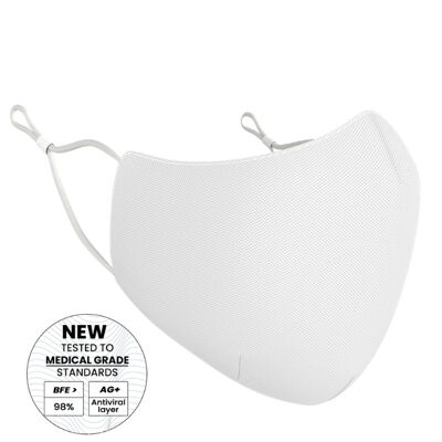 SmartCover 3 Layer Mask - Adults (White)