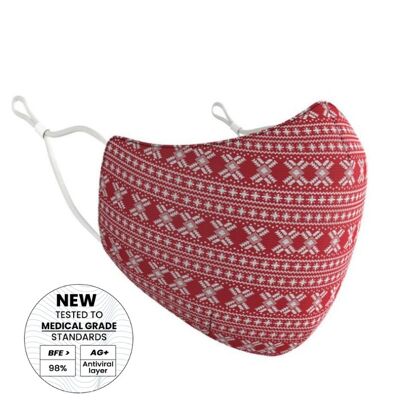 SmartCover 3 Layer Mask - Adults (Nordic Knit)