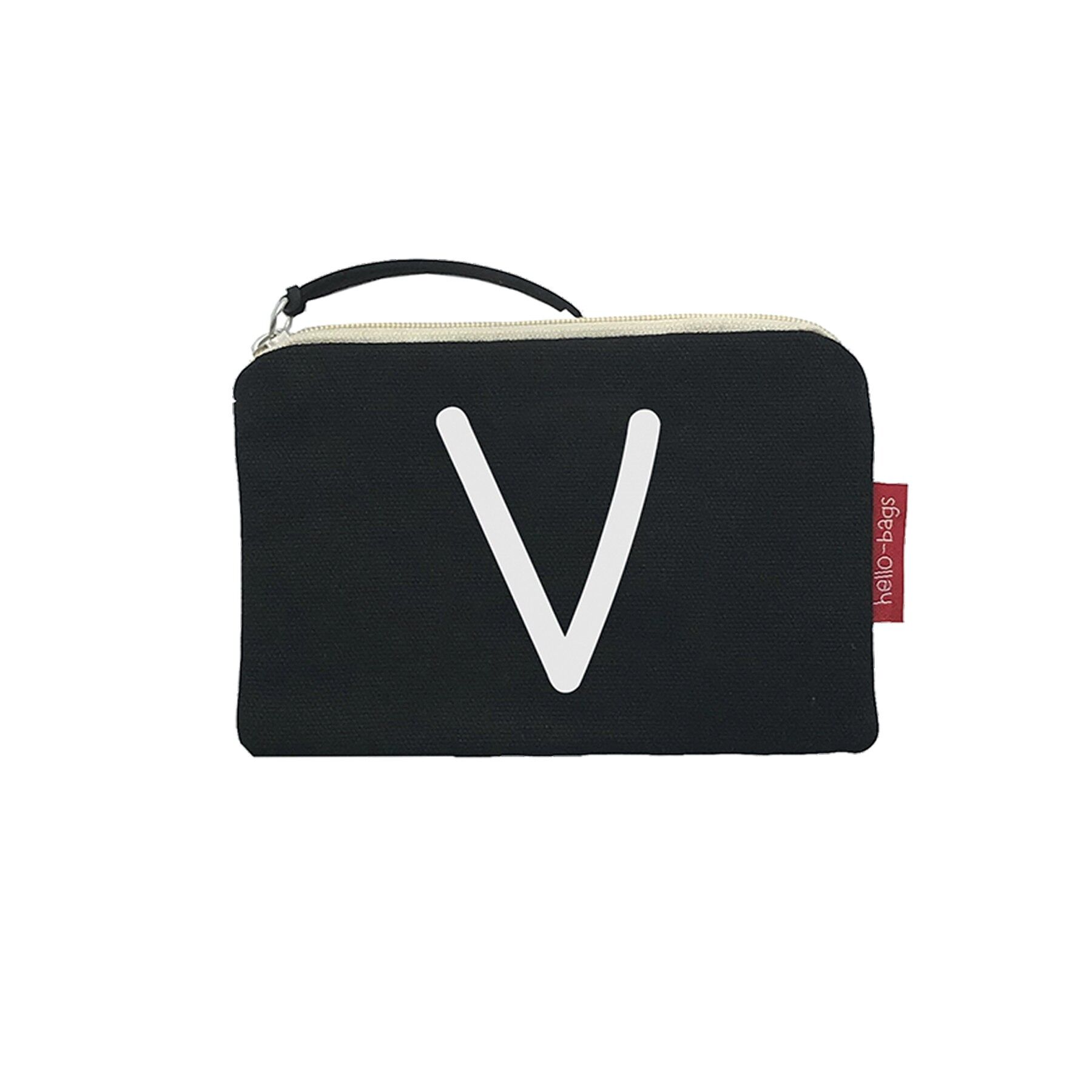 Geldbörse / Brieftasche / Kartenhalter, 100% Baumwolle, Modell "V"