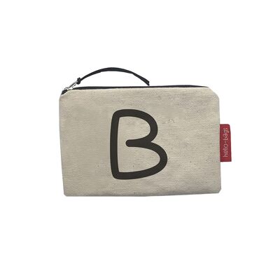 Bolso Monedero / Billetero / Tarjetero, 100% Algodón, modelo "B"