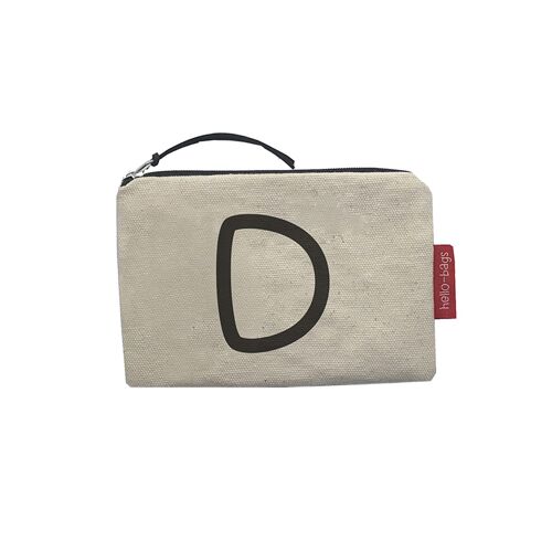 Bolso Monedero / Billetero / Tarjetero, 100% Algodón, modelo "D"