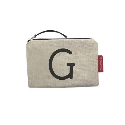 Bolso Monedero / Billetero / Tarjetero, 100% Algodón, modelo "G"