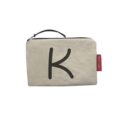 Bolso Monedero / Billetero / Tarjetero, 100% Algodón, modelo "K" 2