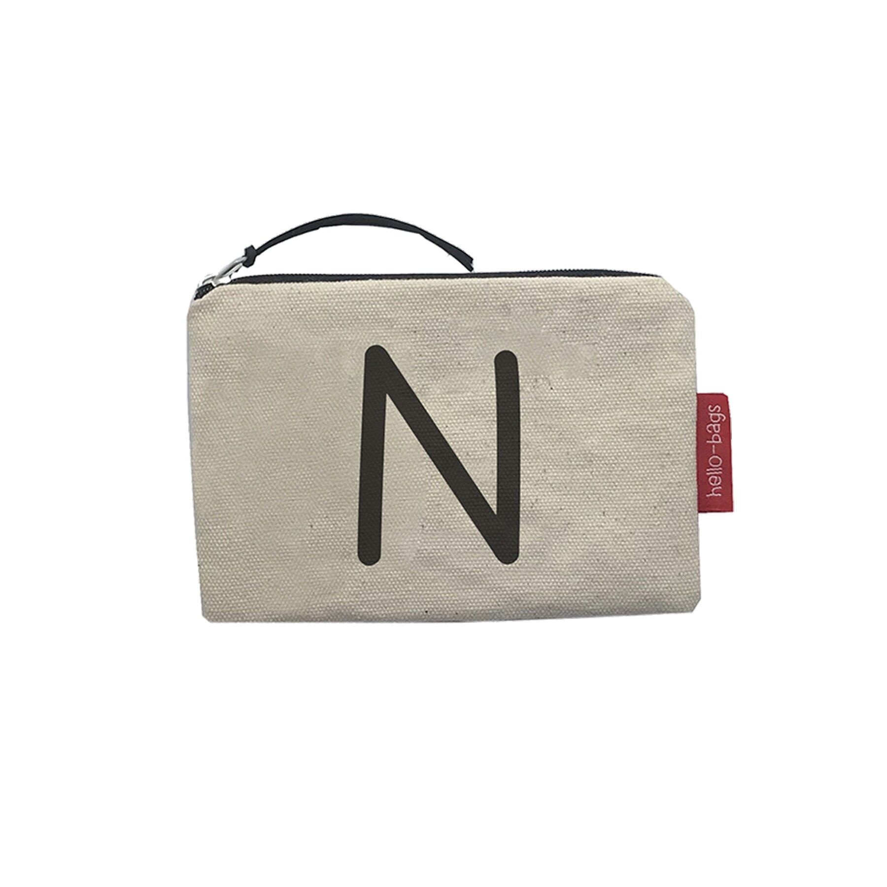 Portamonete / Portafoglio / Portacarte, 100% Cotone, modello "N" 2