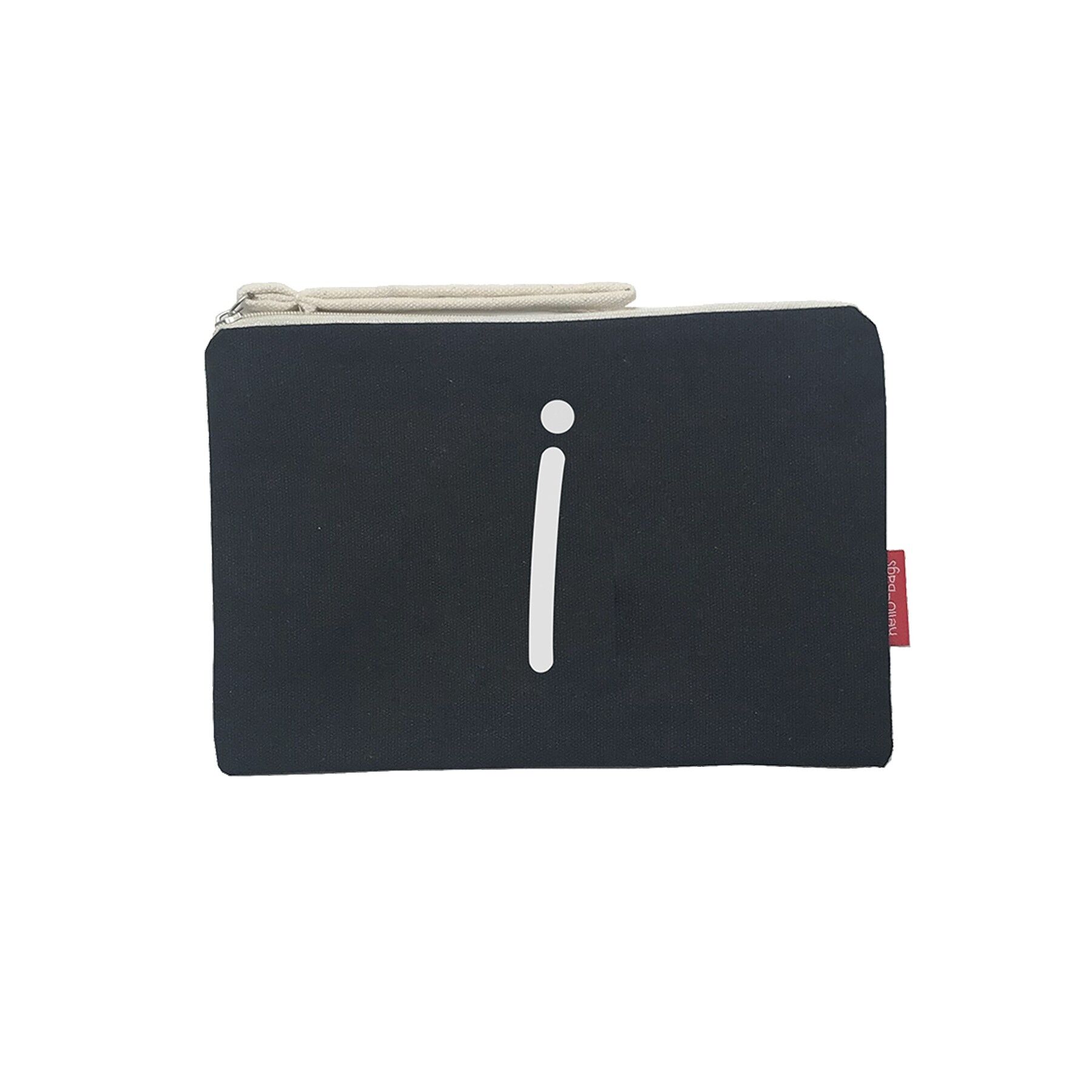 Beauty case / Borsa a mano, 100% Cotone, modello "I"