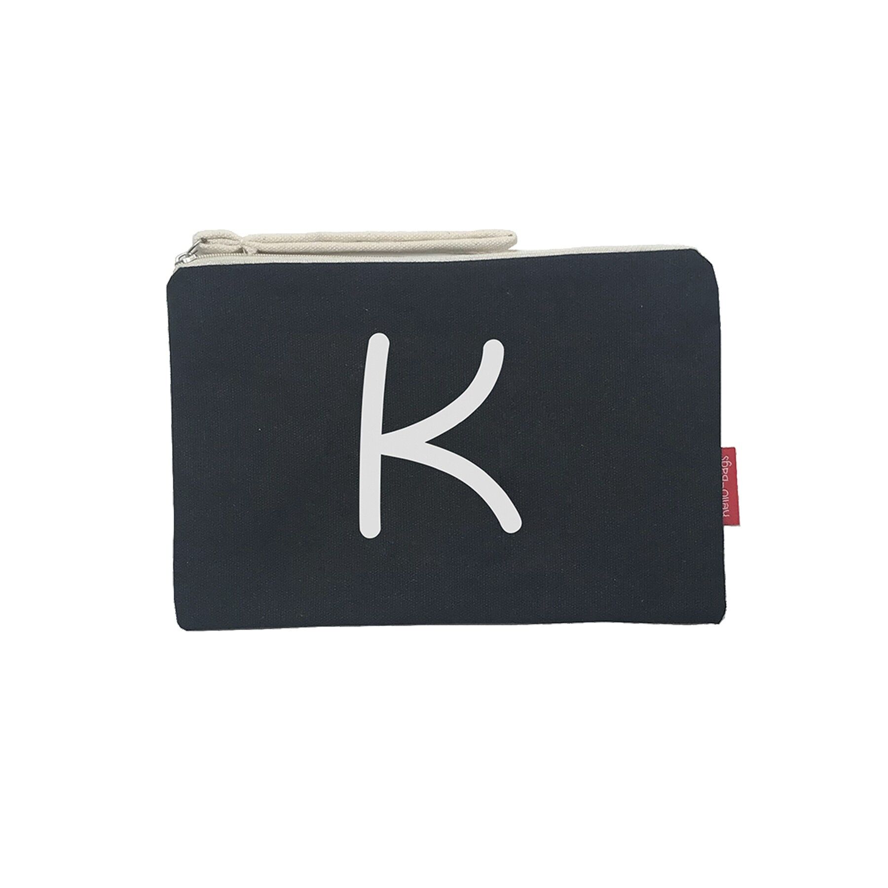 Beauty case / borsa a mano, 100% cotone, modello "K" 2