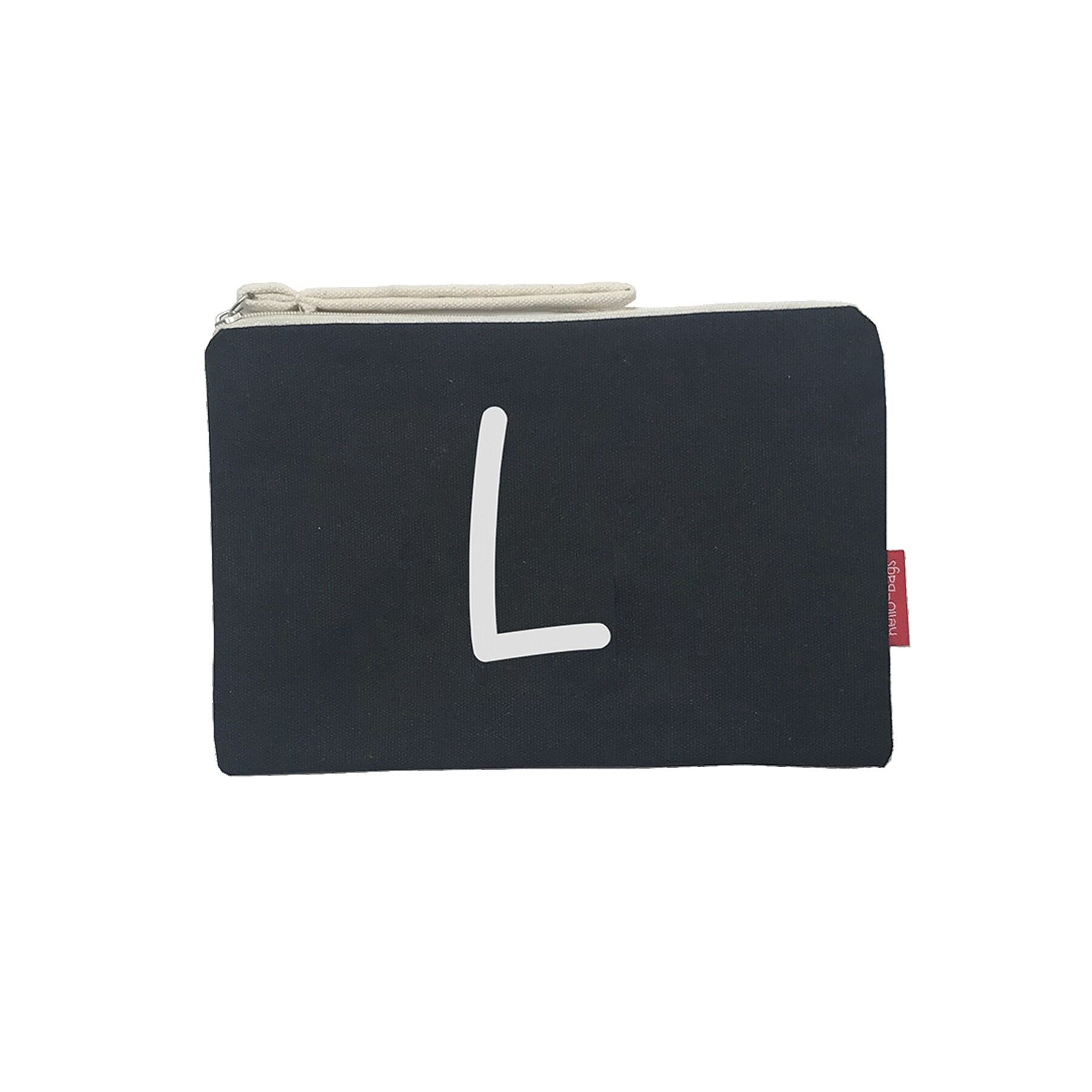 Beauty case / borsa a mano, 100% cotone, modello "L" 2